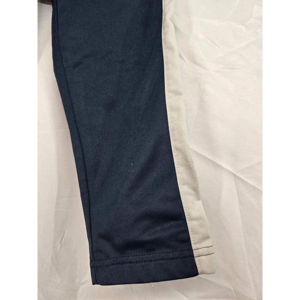 Nike Kids Navy Blue White Side Stripe Track Pants 3T Athletic Joggers Sweatpants